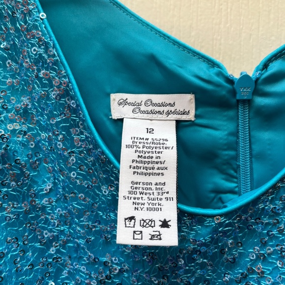 Girl’s Sequinned Party Dress - like new - Picture 5 of 6